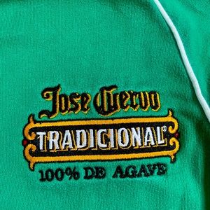 American Apparel Jose Cuervo logo zipper sweater